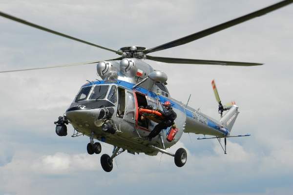 W-3A Sokol twin-engine multi-purpose helicopter is manufactured by PZL-Świdnik.