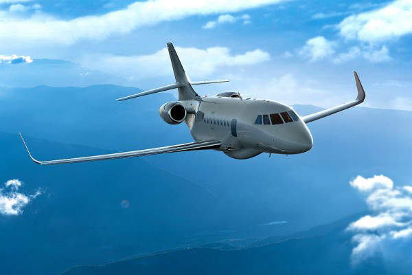 The Falcon 2000 maritime surveillance aircraft is designed based on the Falcon 2000LXS business jet. Image: courtesy of Dassault Aviation, DR.