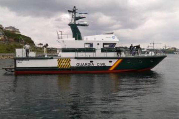 The first of two patrol vessels, Rio Belelle was launched in April 2015. Image: courtesy of Astilleros Gondán S.A.