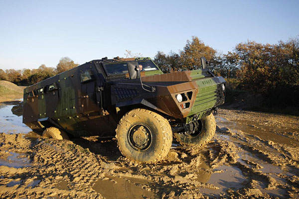 The Bastion APC offers high mobility on toughest terrains.