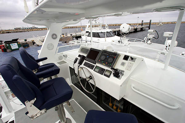 The 16m patrol boat is operated by a crew of four. Image courtesy of Austal.