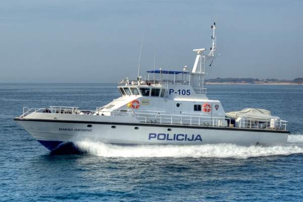 The Camarc 25m patrol boat is in service with the Croatian Marine Police. Image courtesy of Camarc Design.