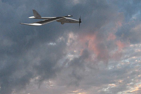 The unmanned air system can also conduct maritime surveillance.