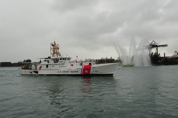 The first Sentinel Class cutter, CGC Bernard C. Webber, was delivered to the US Coast Guard in February 2012. Image courtesy of US Coast Guard, photo by Petty Officer 3rd Class Sabrina Elgammal.