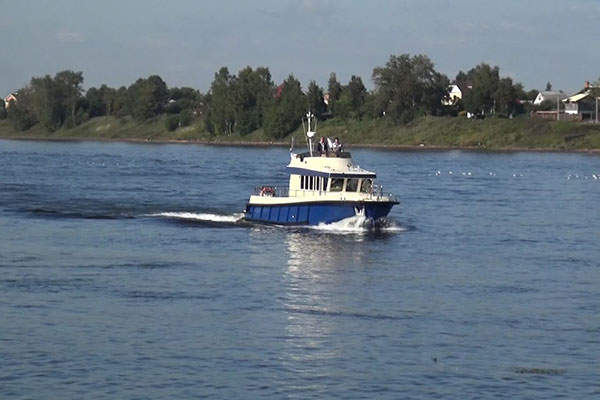 The multi-purpose boat was delivered to the FSB of the Russian Federation in November 2015. Image courtesy of SNSZ, JSC.